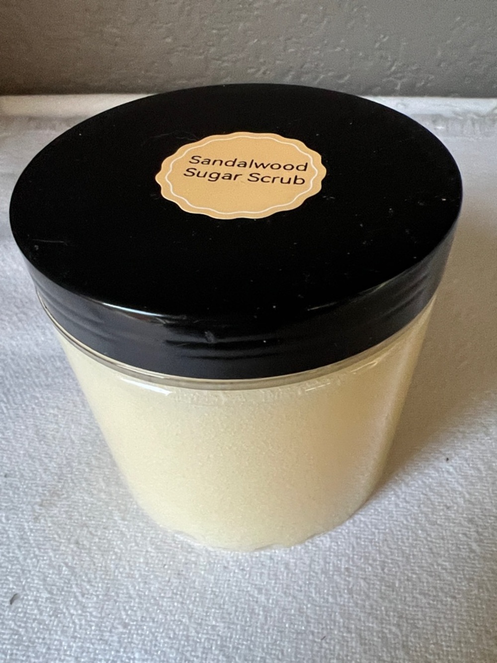 Sandalwood Sugar Scrub 12 ounces hand crafted
